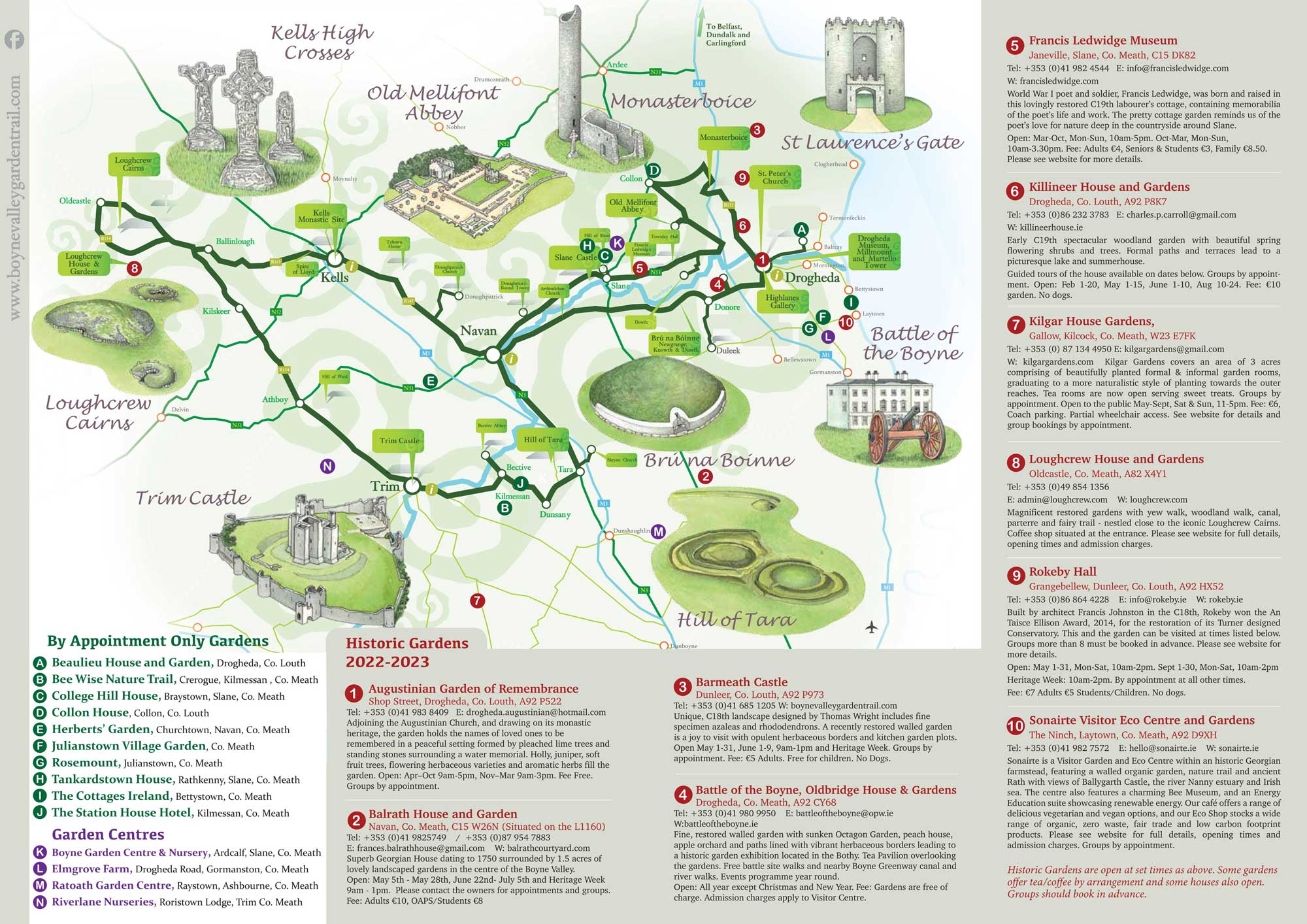 Boyne Valley Garden Trail pdf brochure